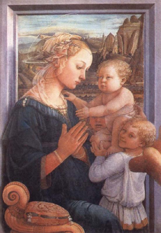 Filippino Lippi Madonna with the Child and Two Angels